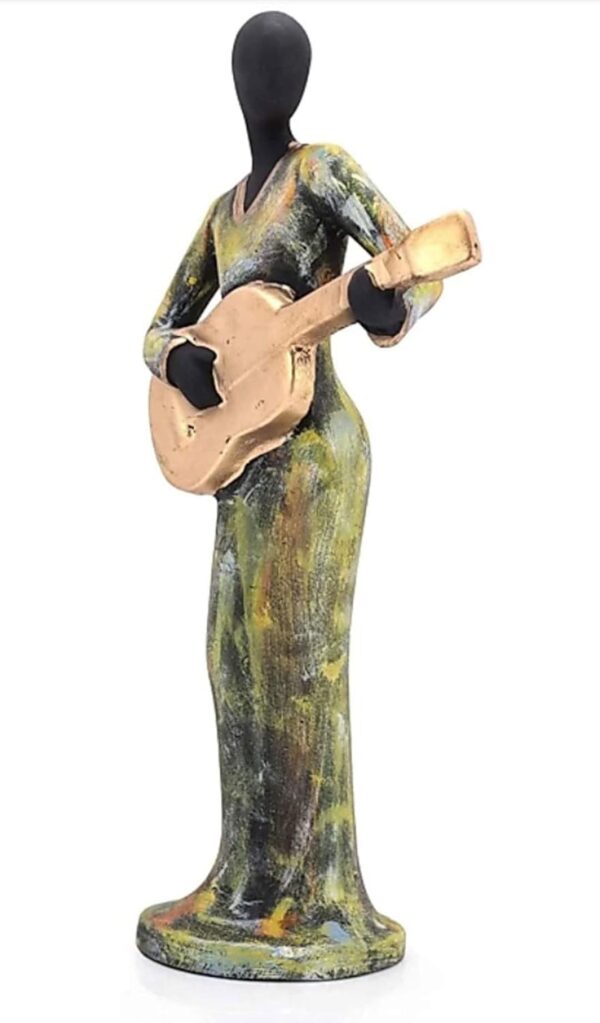 Human Playing Musical Statue for Home Decor Decorative Showpiece. - Image 3