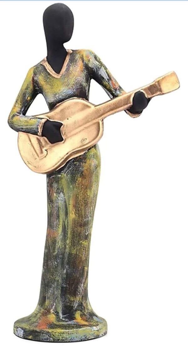 Human Playing Musical Statue for Home Decor Decorative Showpiece. - Image 2